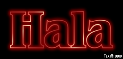 Hala Text effect