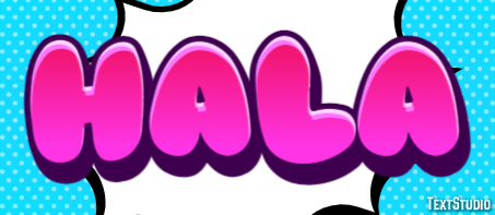 Hala Text effect