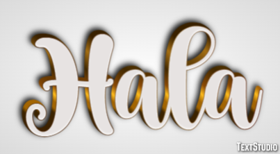 Hala Text effect