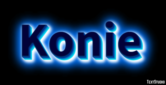 Konie テキスト効果
