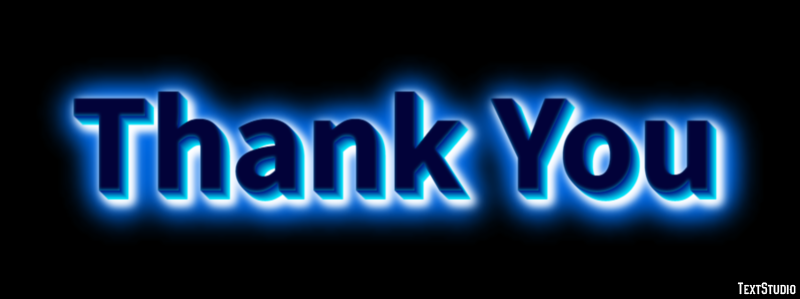Thank You Эффект текста