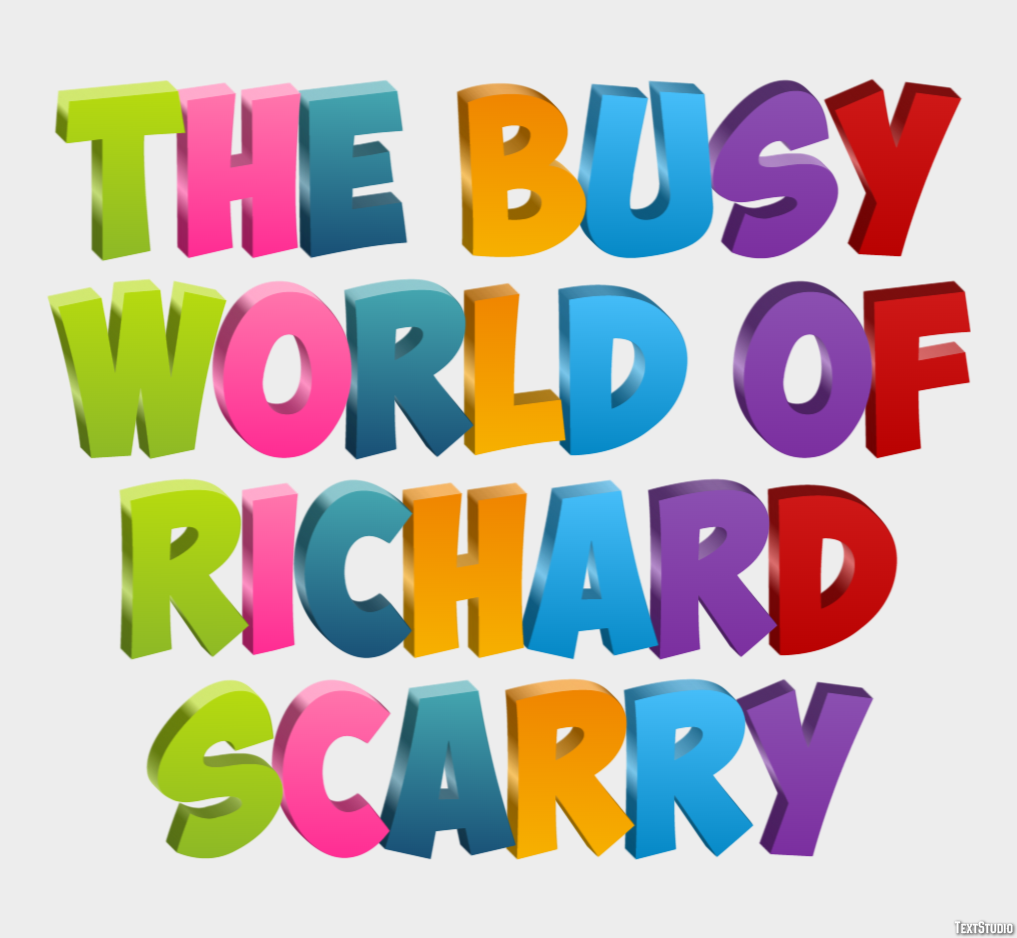 The Busy World of Richard Scarry テキスト効果