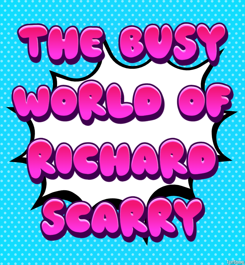 The Busy World of Richard Scarry Text effect