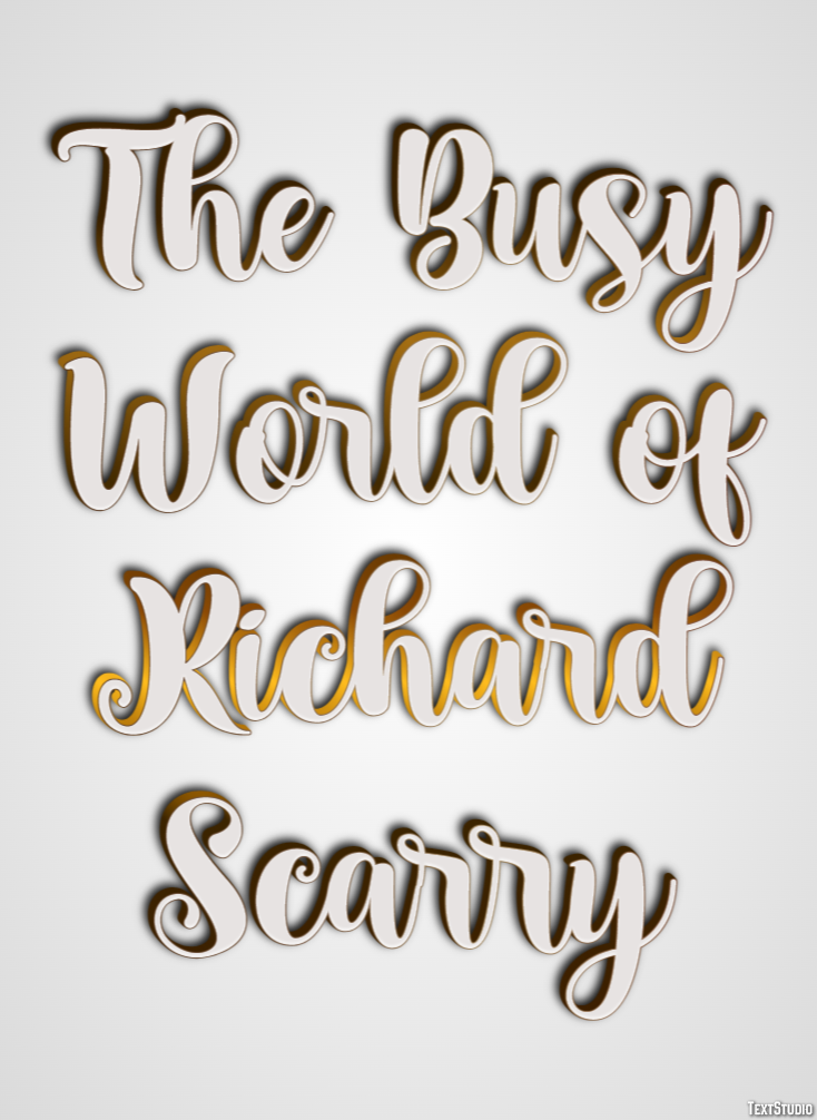 The Busy World of Richard Scarry Text effect