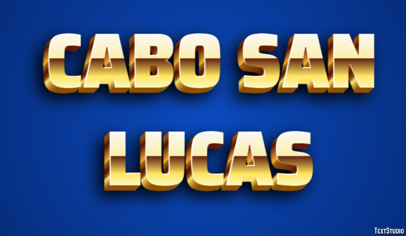 Cabo San Lucas Efekt tekstowy
