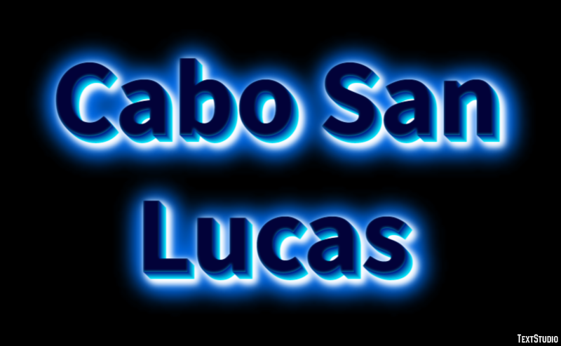Cabo San Lucas Efekt tekstowy