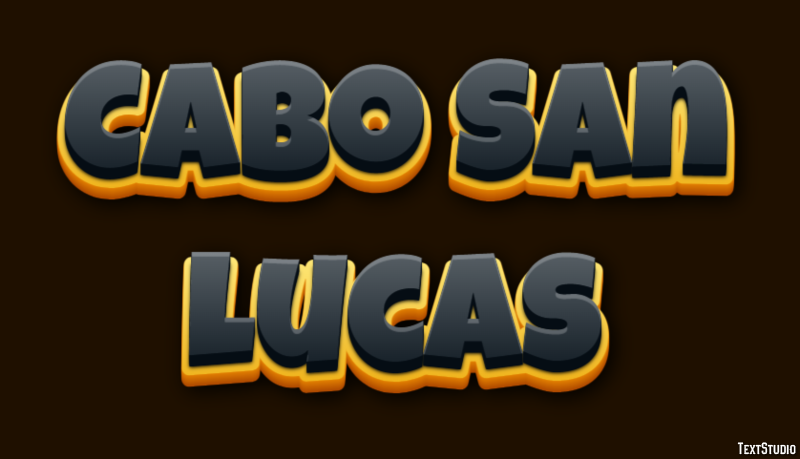 Cabo San Lucas Efekt tekstowy