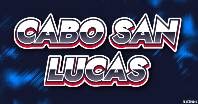 Cabo San Lucas Efekt tekstowy