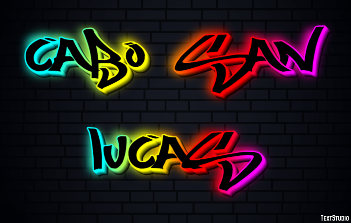Cabo San Lucas Efekt tekstowy