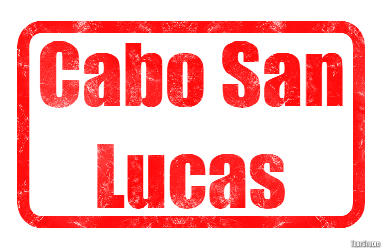 Cabo San Lucas Effetto testo
