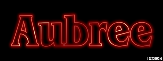 Aubree Text Effect