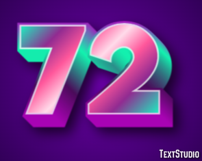 72 Text Effect