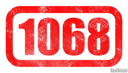 1068 Effet de texte