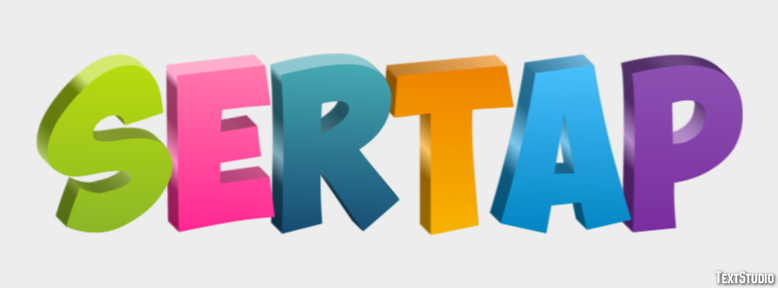 Sertap Effetto testo