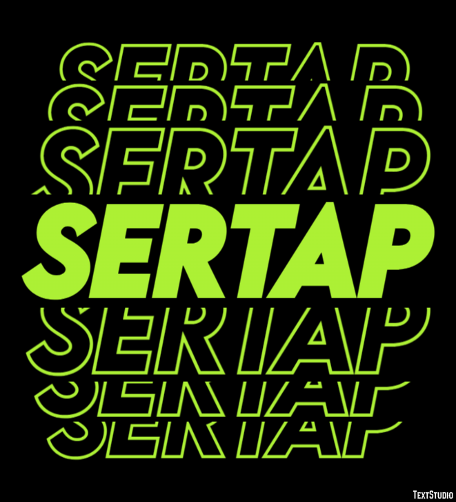 Sertap Metin efekti