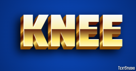 Knee Text Effect
