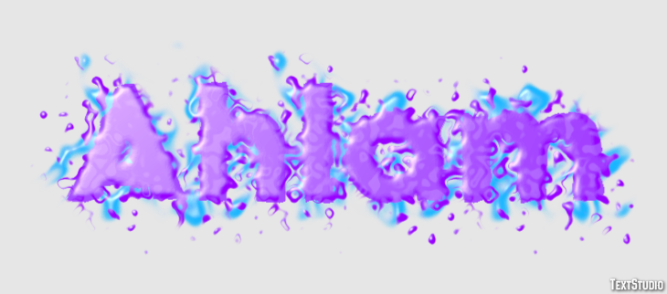 Ahlam Text Effect