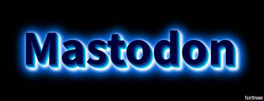 Mastodon Text Effect