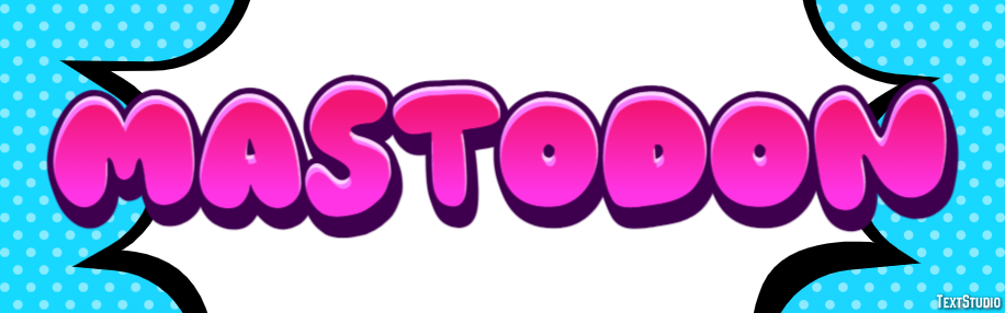 Mastodon Text effect