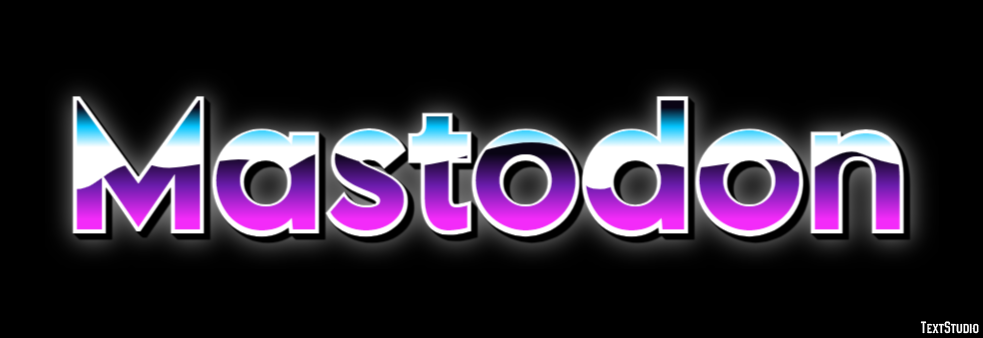 Mastodon Text Effect
