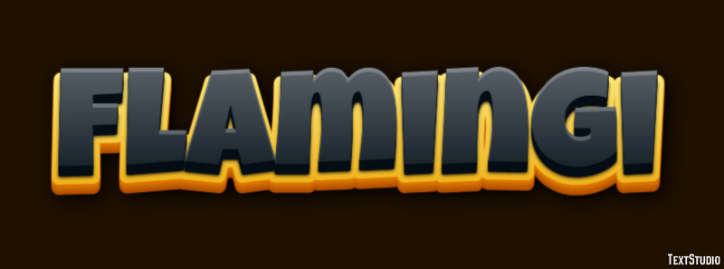Flamingi Texteffekt