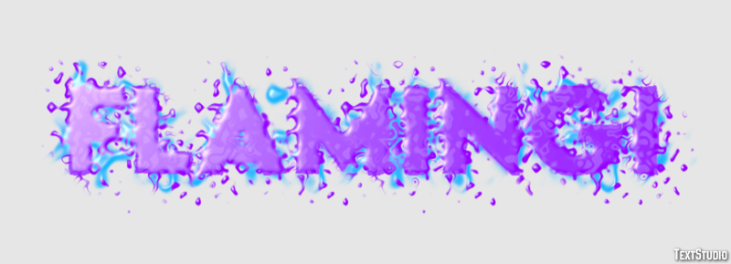 Flamingi Texteffekt