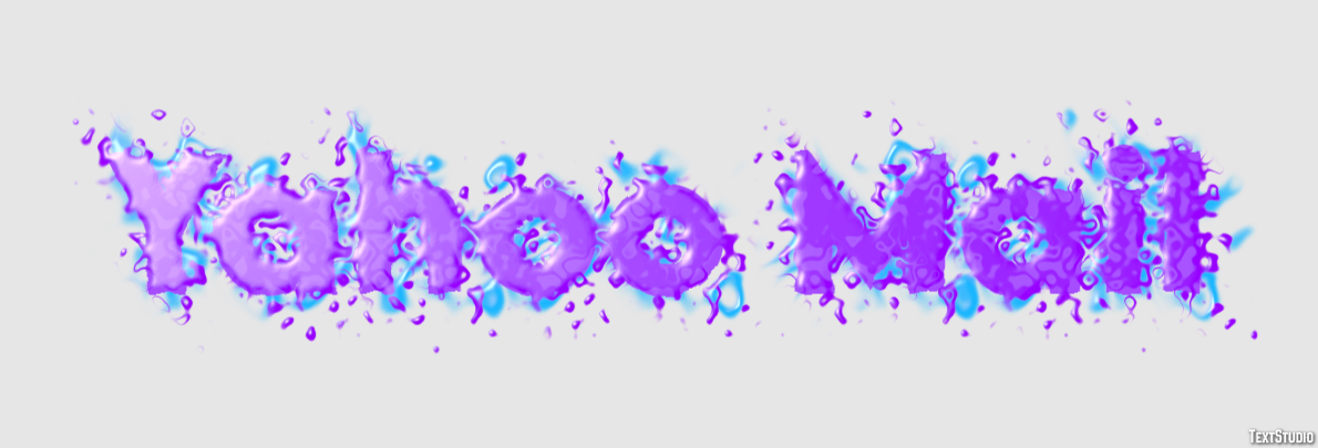 Yahoo Mail Text Effect