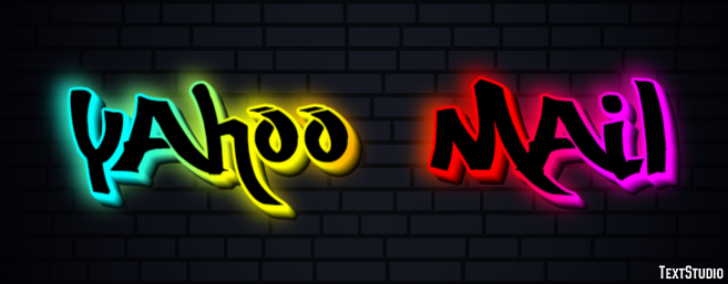 Yahoo Mail Text effect