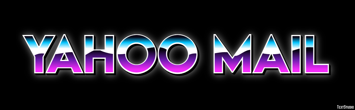 Yahoo Mail Text Effect