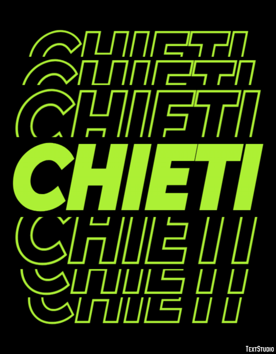 Chieti Efekt tekstowy