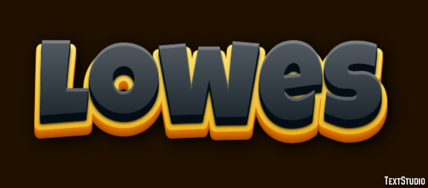 Lowes Effet de Texte