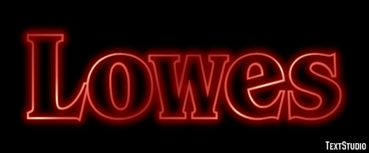 Lowes Effet de Texte