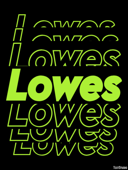 Lowes Effetto testo