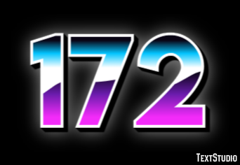 172 Text Effect