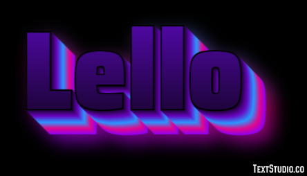 Lello Effetto testo