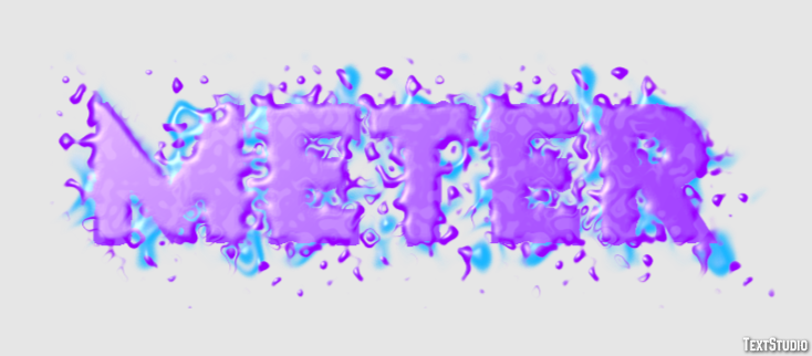 Meter Text Effect