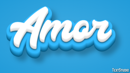 Amor テキスト効果