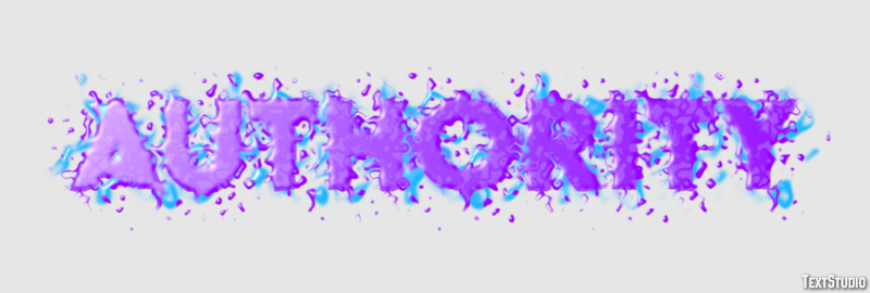 Authority Text Effect