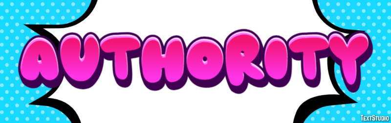 Authority Texteffekt