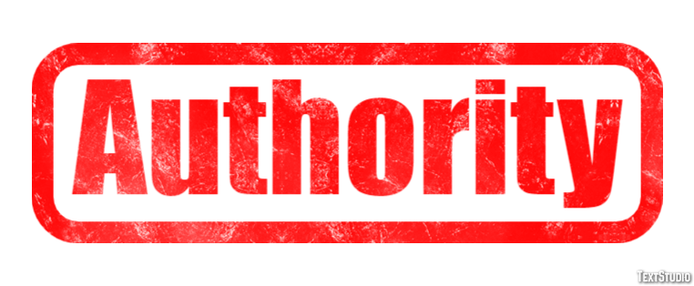 Authority Texteffekt