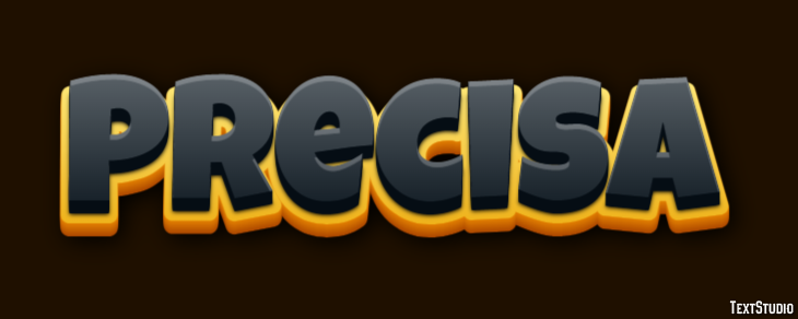 Precisa Texteffekt