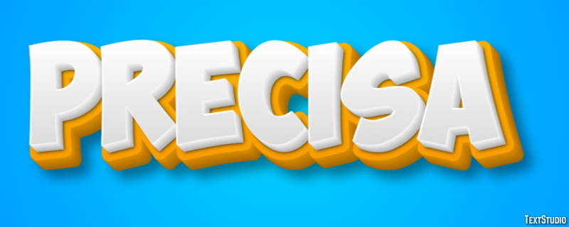 Precisa Texteffekt