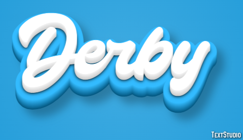Derby Efekt tekstowy