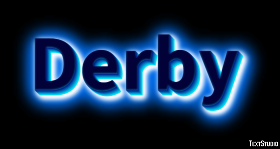 Derby Efekt tekstowy
