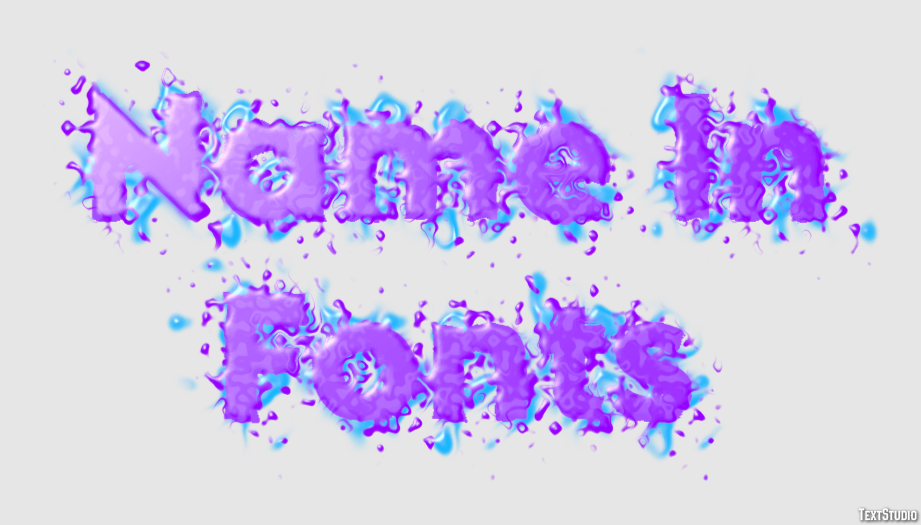 Name In Fonts Efekt tekstowy