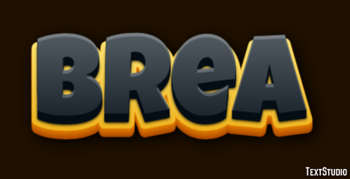 Brea Efecto de Texto