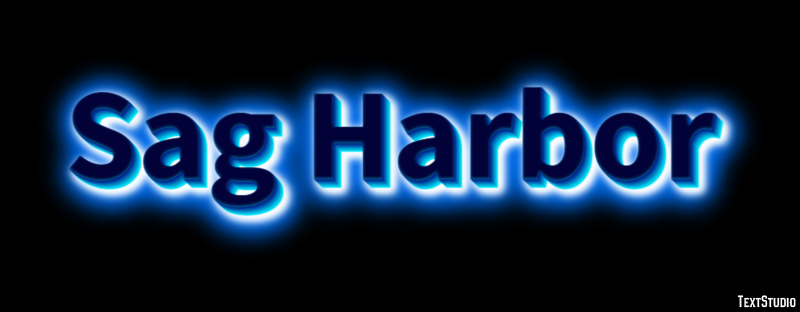 Sag Harbor Efekt tekstowy