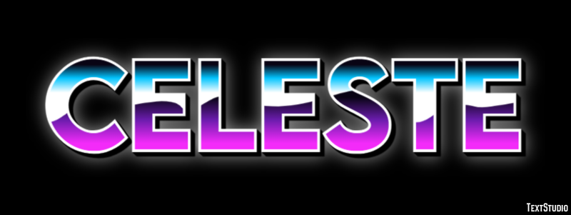 Celeste Texteffekt