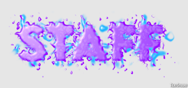 Staff Text Effect