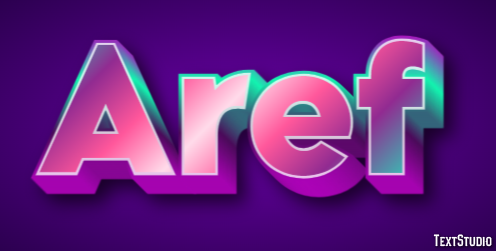 Aref Text Effect